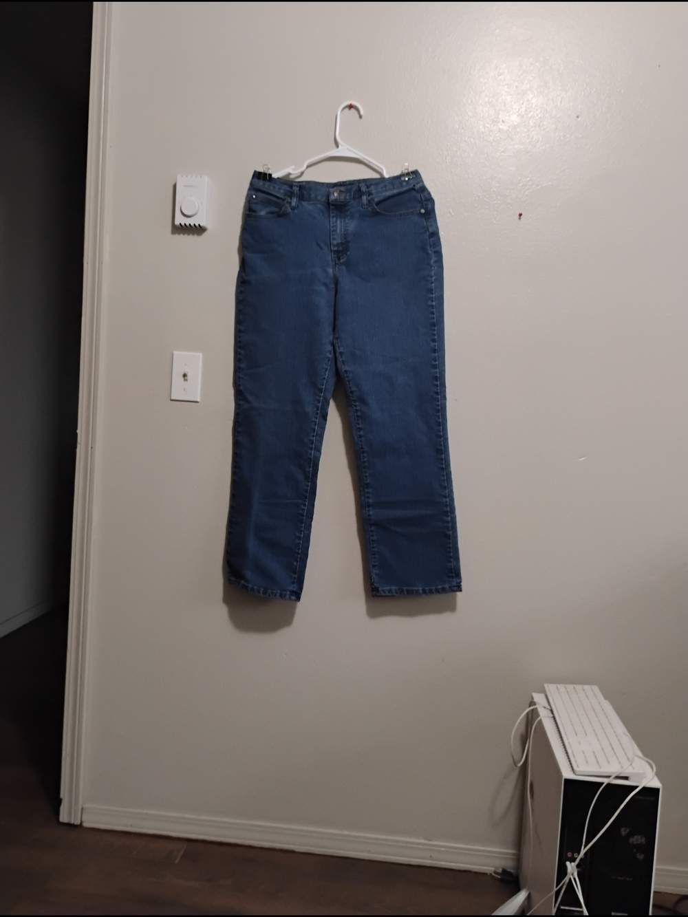 Classic Straight-Leg Blue Jeans